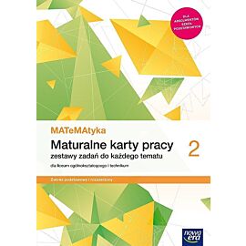 Nowe matematyka era karty pracy klasa 2 liceum i technikum zakres podstawowy i rozszerzony 68165