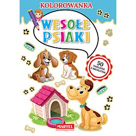 Kolorowanka Wesołe psiaki
