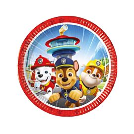 Talerzyki papierowe Paw Patrol Rescue Heroes 20cm 8szt.