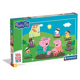 Puzzle 104 Maxi Super kolor Peppa Pig 25017