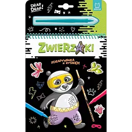 Zwierzaki. Zdrapywanka z rysikiem