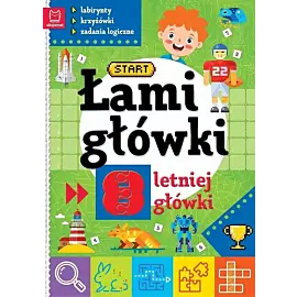 Łamigłówki 8-letniej główki. Labirynty, krzyżówki, zadania logiczne. Wydanie II
