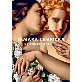 Kalendarz Tamara Łempicka 2026 A3 wzór 2