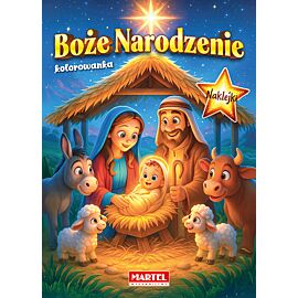 Boże Narodzenie Szopka z naklejkami