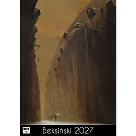 Kalendarz Beksiński 2027 A3 wzór 4