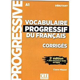 Vocabulaire progressif du Francais niveau debutant A1 klucz 3ed