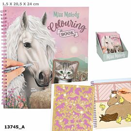Kolorowanka Miss Melody z cekinową okładką 13745A