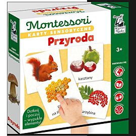 Montessori. Karty sensoryczne Przyroda 3+. Kapitan Nauka