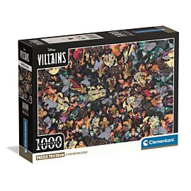 Puzzle 1000 Compact Impossible ! Disney Villains 37518