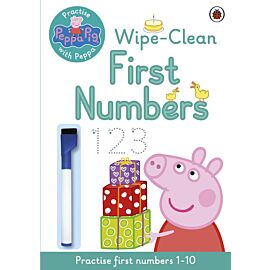 Wipe-Clean First Numbers. Peppa Pig wer. angielska