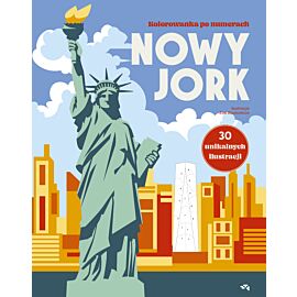 Nowy Jork. Kolorowanka po numerach