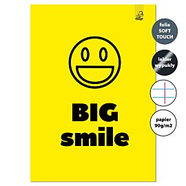 Zeszyt A4 32k.w linie z marginesem Big Smile 90g