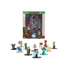Figurki metalowe Jada Minecraft 4cm 12szt.