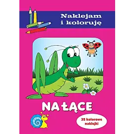 Na łące. Naklejam i koloruję