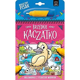 Brzydkie kaczątko. Malowanka z pisakiem wodnym