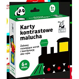 Karty kontrastowe malucha. (6+ mies.). Kapitan Nauka