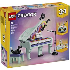 LEGO Creator 3w1 Dekoracyjny Fortepian z kotem 31392