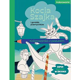 Kocia Szajka i gondola przemytników. Kolorowanka z pazurem