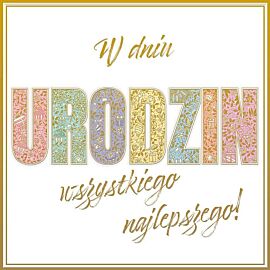 Karnet kw w dniu urodzin