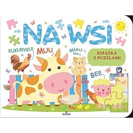 Na wsi Książka edukacyjna z puzzlami
