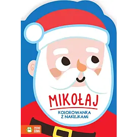 Zimowe kolorowanie. Mikołaj