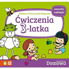 Ćwiczenia 3-latka akademia domowa + naklejki