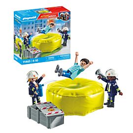 Playmobil Strażacy z poduszką powietrzną 71465