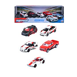 Samochód Majorette Japan Racer 5 sztuk