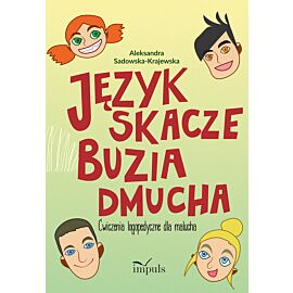 Język skacze buzia dmucha ćwiczenia logopedyczne dla malucha