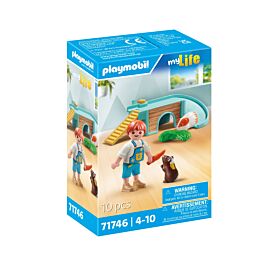 Playmobil Chłopiec ze świnką morską 71746