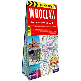 Wrocław foliowany plan miasta 1:22 500