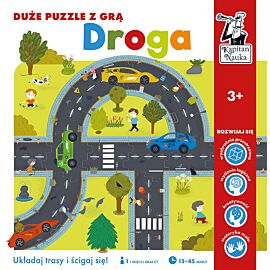 Droga. Duże puzzle z grą. Kapitan Nauka
