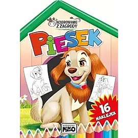 Piesek. Kolorowanki z zagrody