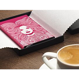 Etui na karty kredytowe Rfid zen 167629046 malinowe