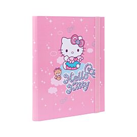 Teczka przestrzenna tekturowa z gumką A5 Hello Kitty pink wzór 2