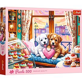 Puzzle 500 Szczenięca miłość 37554