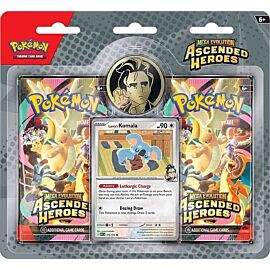 Pokemon TCG Mega Evolution Ascended Heroes  Trainer's 2-pack Blister Larry's Komola