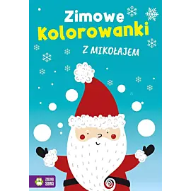 Zimowe kolorowanki z Mikołajem