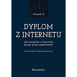 Dyplom z internetu.
