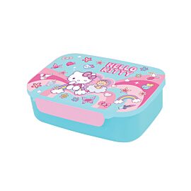 Śniadaniówka z przegródką Hello Kitty Foodyx blue pink