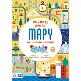 Mapy Poznaję świat z naklejkami