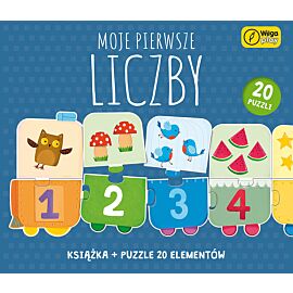 Moje pierwsze liczby. Puzzle + książka