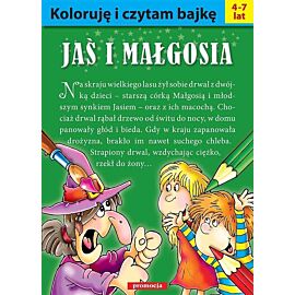 Jaś i małgosia. Koloruję i czytam bajkę