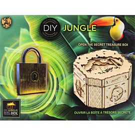 Łamigłówka Treasure Box Jungle Secret diy poziom 3/4