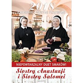Kalendarz 2018 z nowymi przepisami Siostry Anastazji i Siostry Salomei