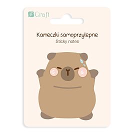 Karteczki samoprzylepne Kapibara Happy 6,2x6 cm 30k.