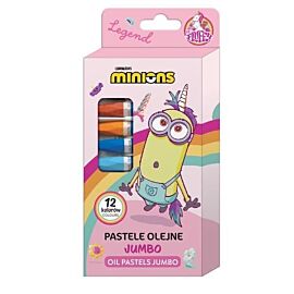 Pastele olejne Jumbo Minionki 12 kolorów
