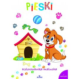 Pieski kolorowanka malucha