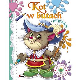 Kot w butach koloruję 4 baśnie