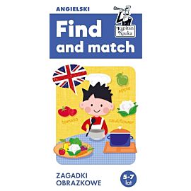 Find and match. Angielski. Zagadki obrazkowe. Kapitan Nauka